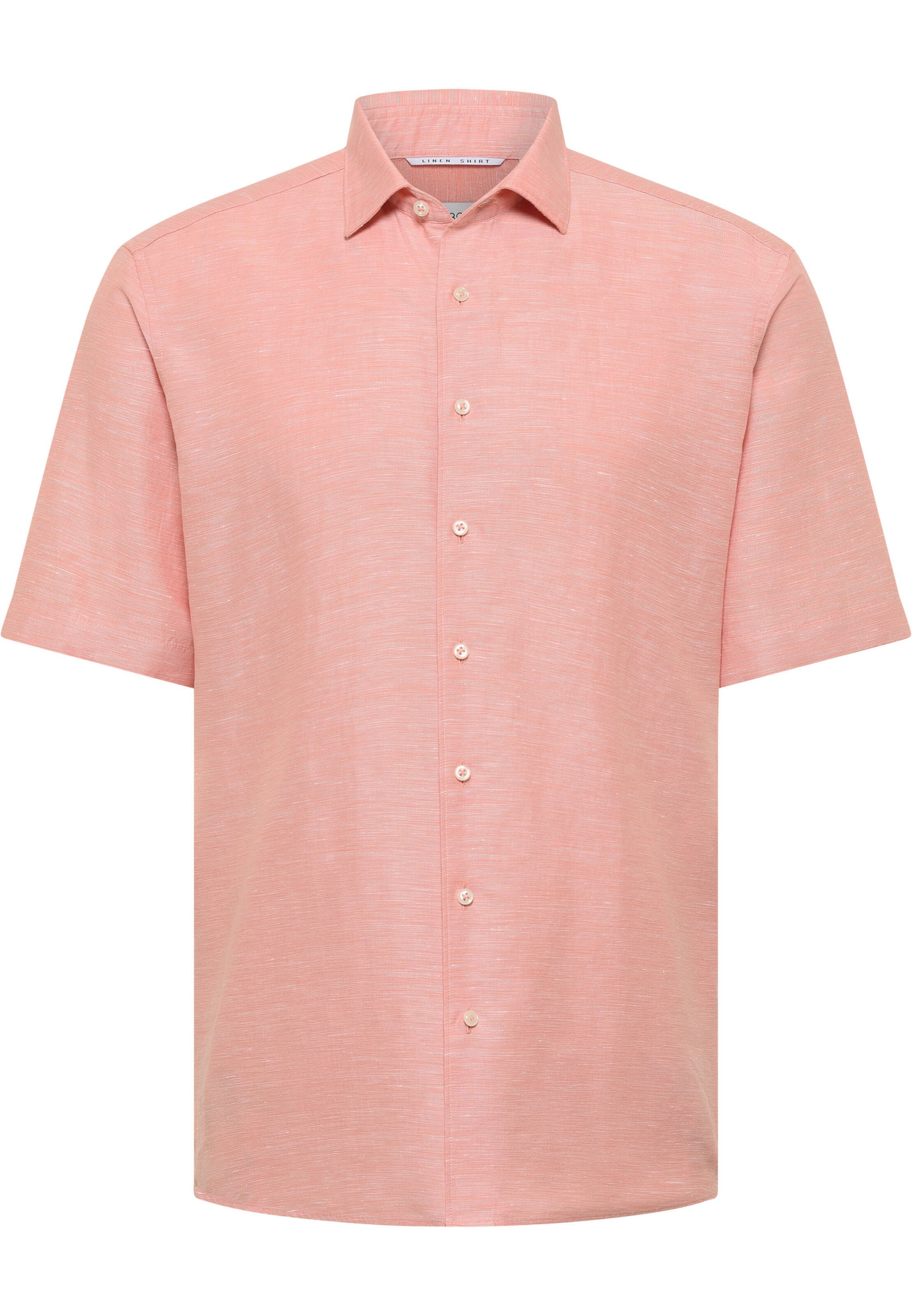 ETERNA Regular fit Button Up Shirt in Orange: front