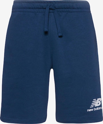 Pantalon new balance en bleu : devant