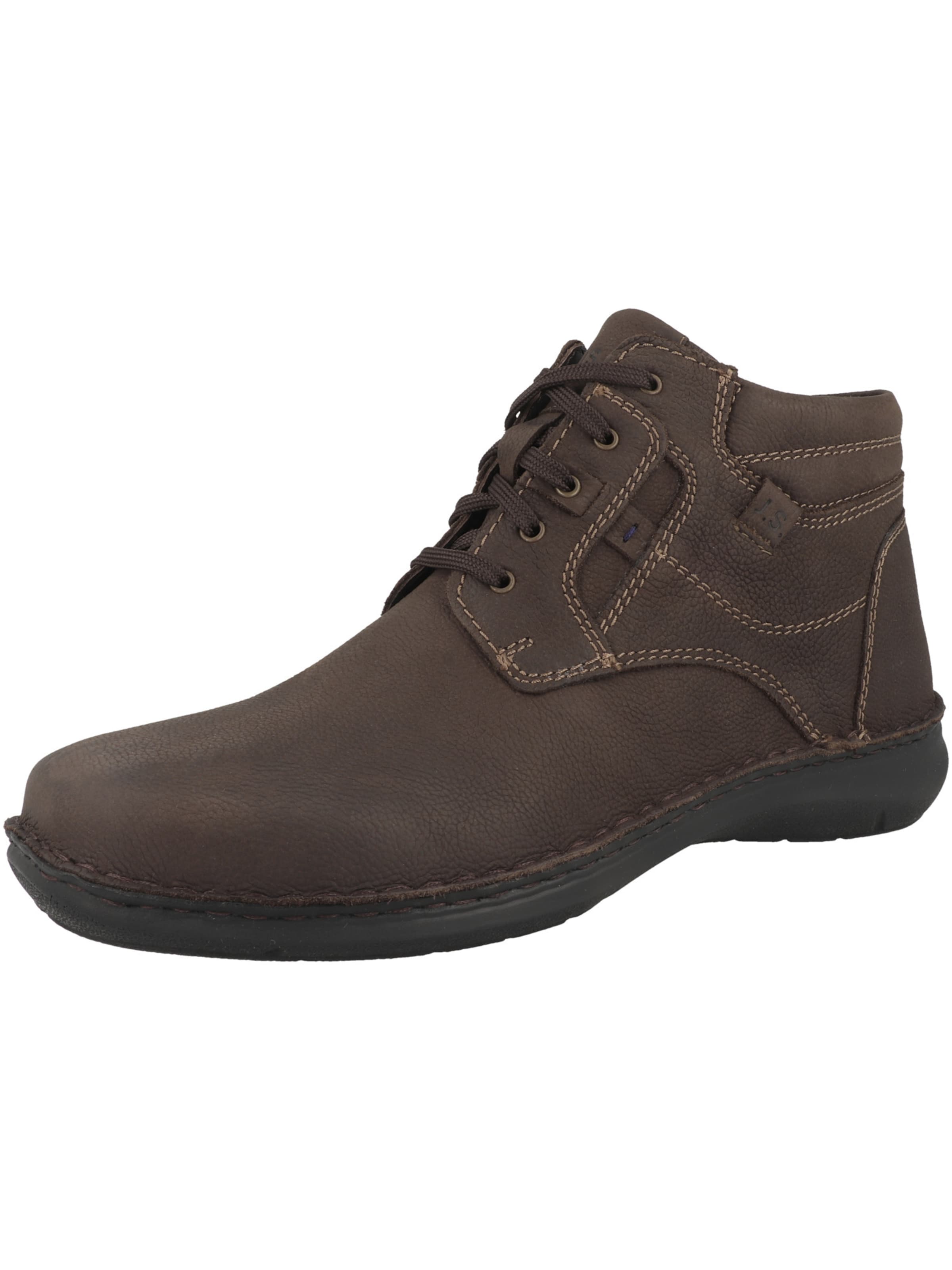 JOSEF SEIBEL Veterboots 'New Anvers 3' in Bruin: voorkant