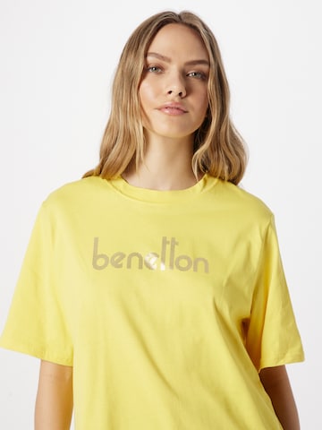 UNITED COLORS OF BENETTON T-Shirt in Gelb