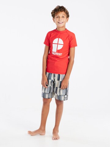PROTEST Athletic Swimwear 'PRTBERENT JR' in Red