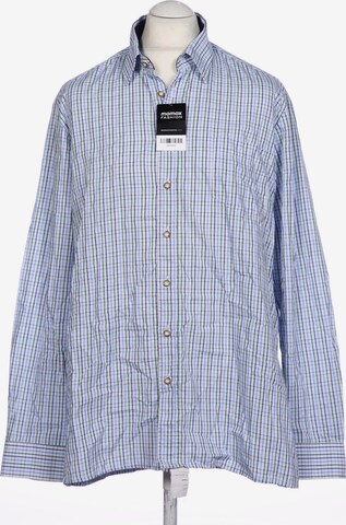HAMMERSCHMID Button Up Shirt in XL in Blue: front