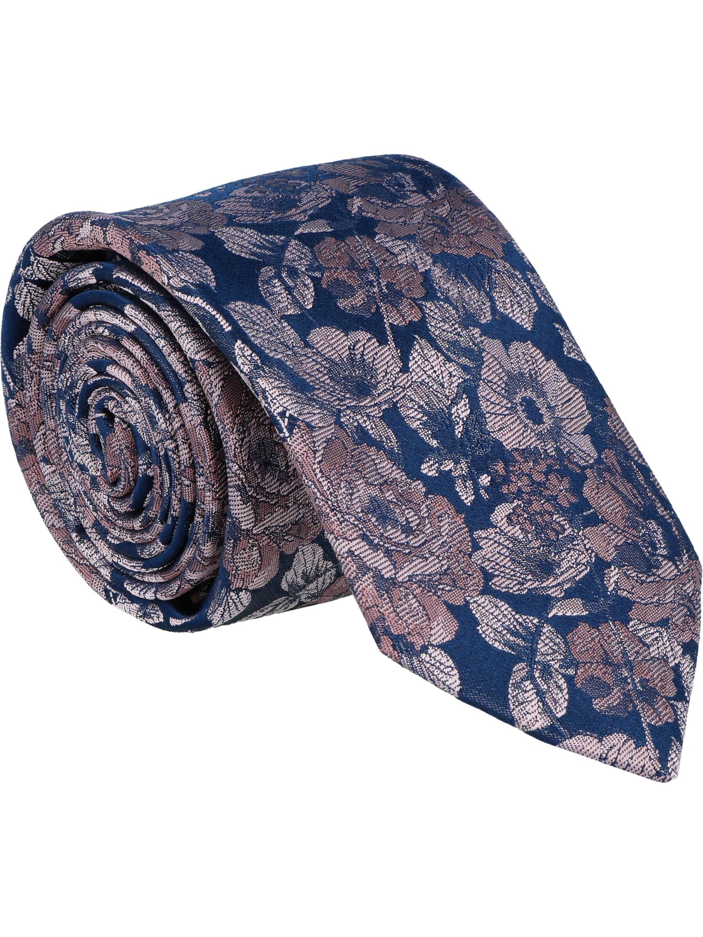WILLEN Tie 'Millefleur Marine' in Pink
