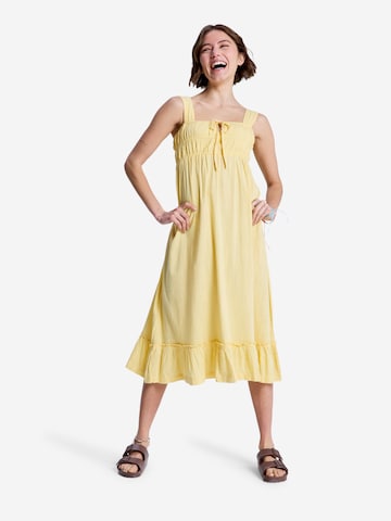 ROXY Kleid 'Paradise Winds' in Gelb: Vorderseite