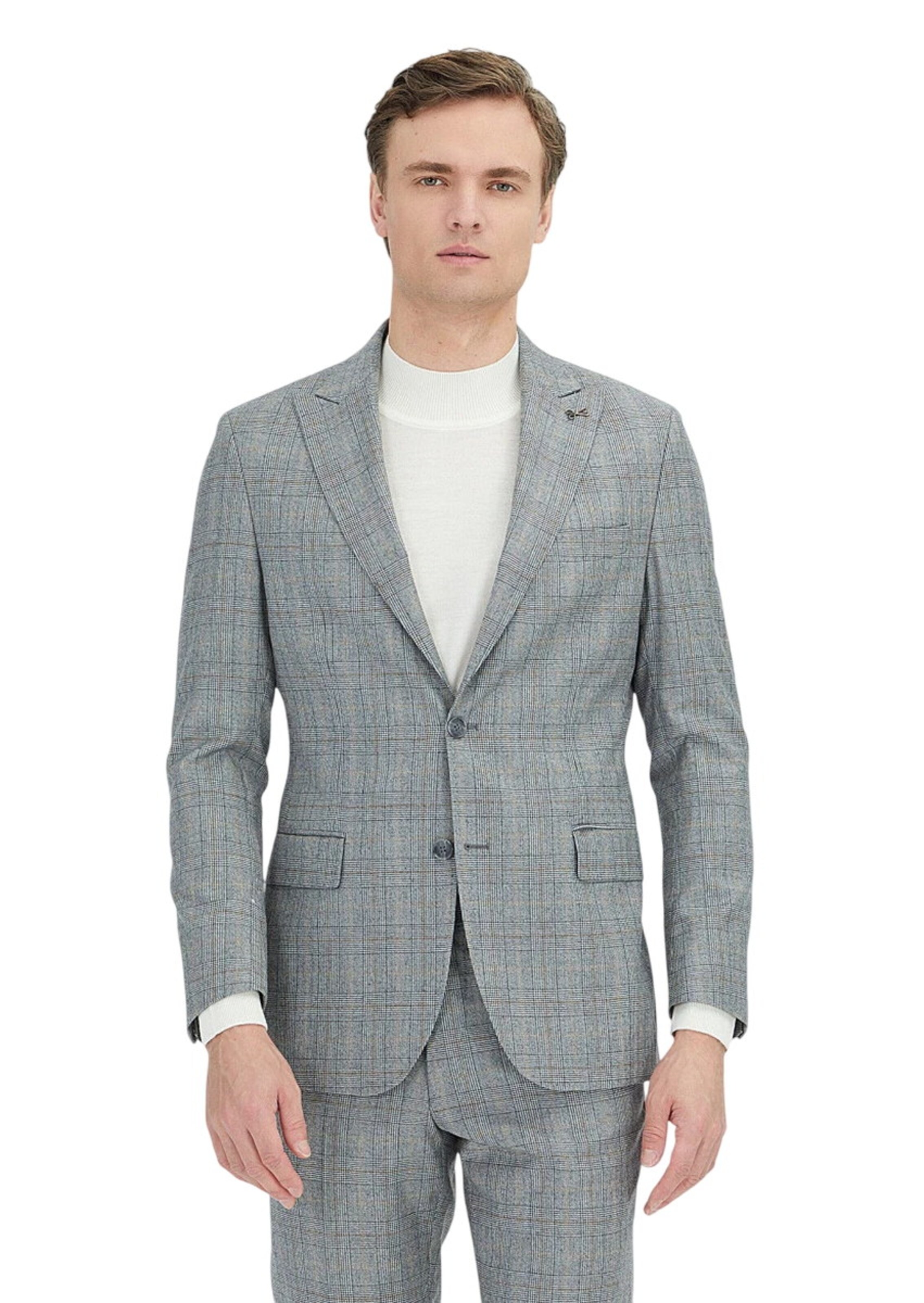 Ramsey Regular Suit in Grey