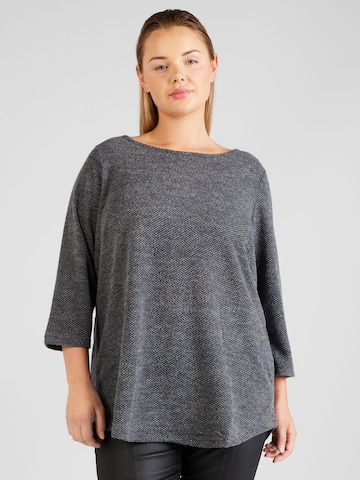 T-shirt 'MARTHA' ONLY Carmakoma en gris : devant