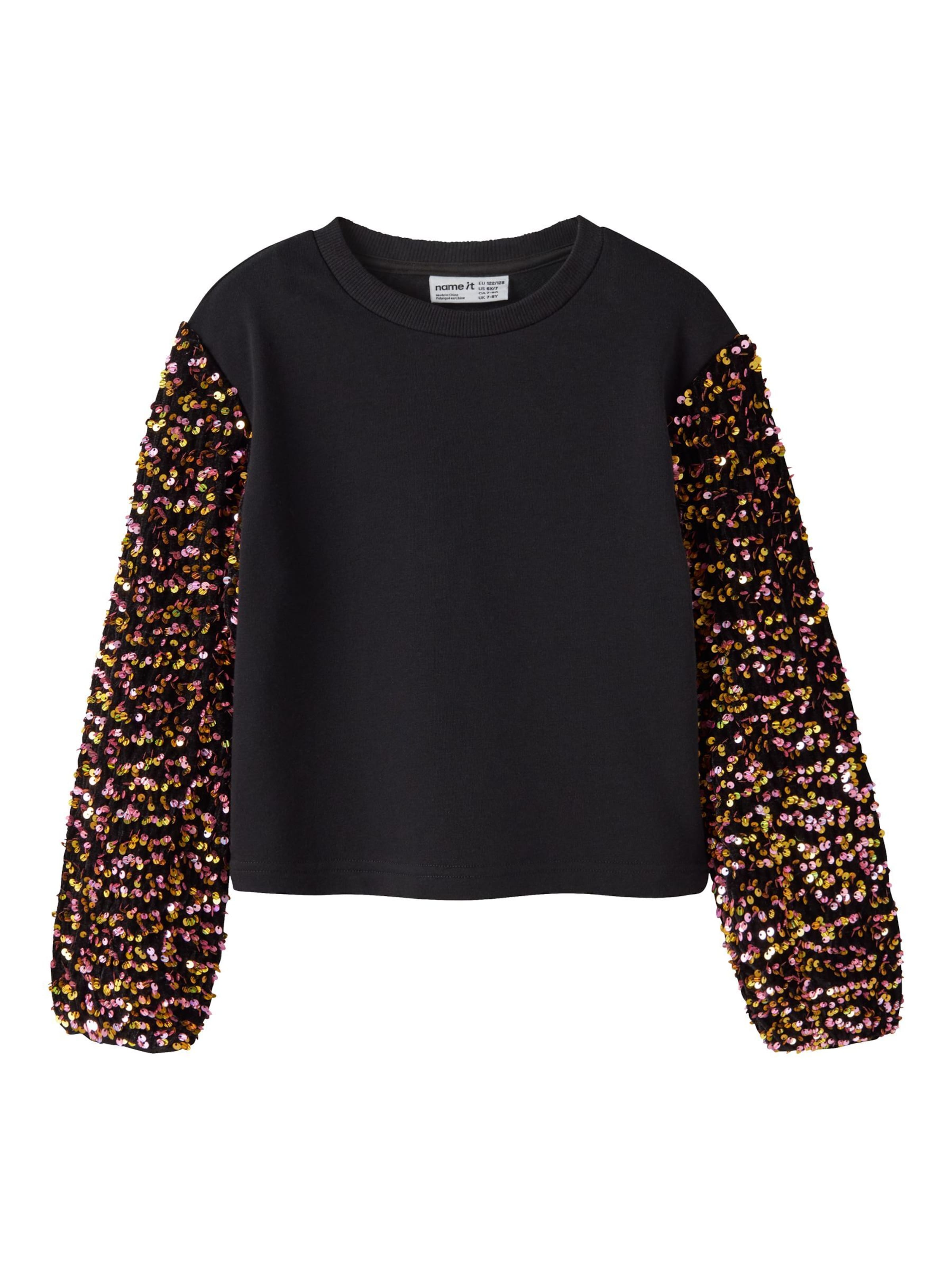 Sweat-shirt NAME IT en marron : devant