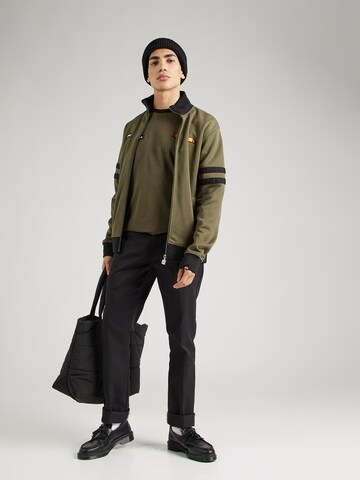 ELLESSE - Sudadera con cremallera 'Roma' en verde