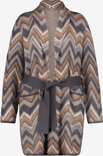 SAMOON Cardigan i beige / brun / taupe / grafit, Produktvisning