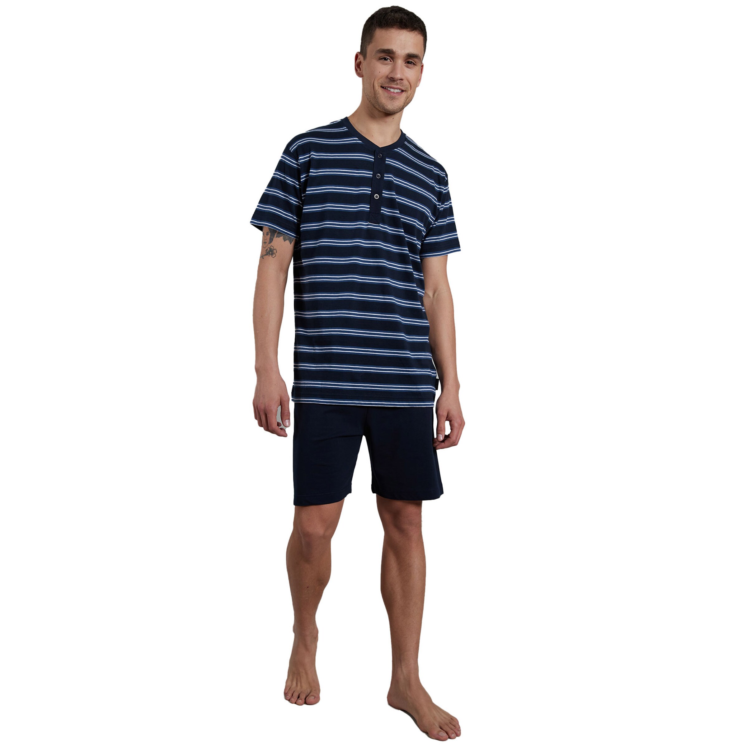 CECEBA Piżama krótka w kolorze niebieski