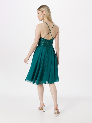 Robe de cocktail LUXUAR en vert