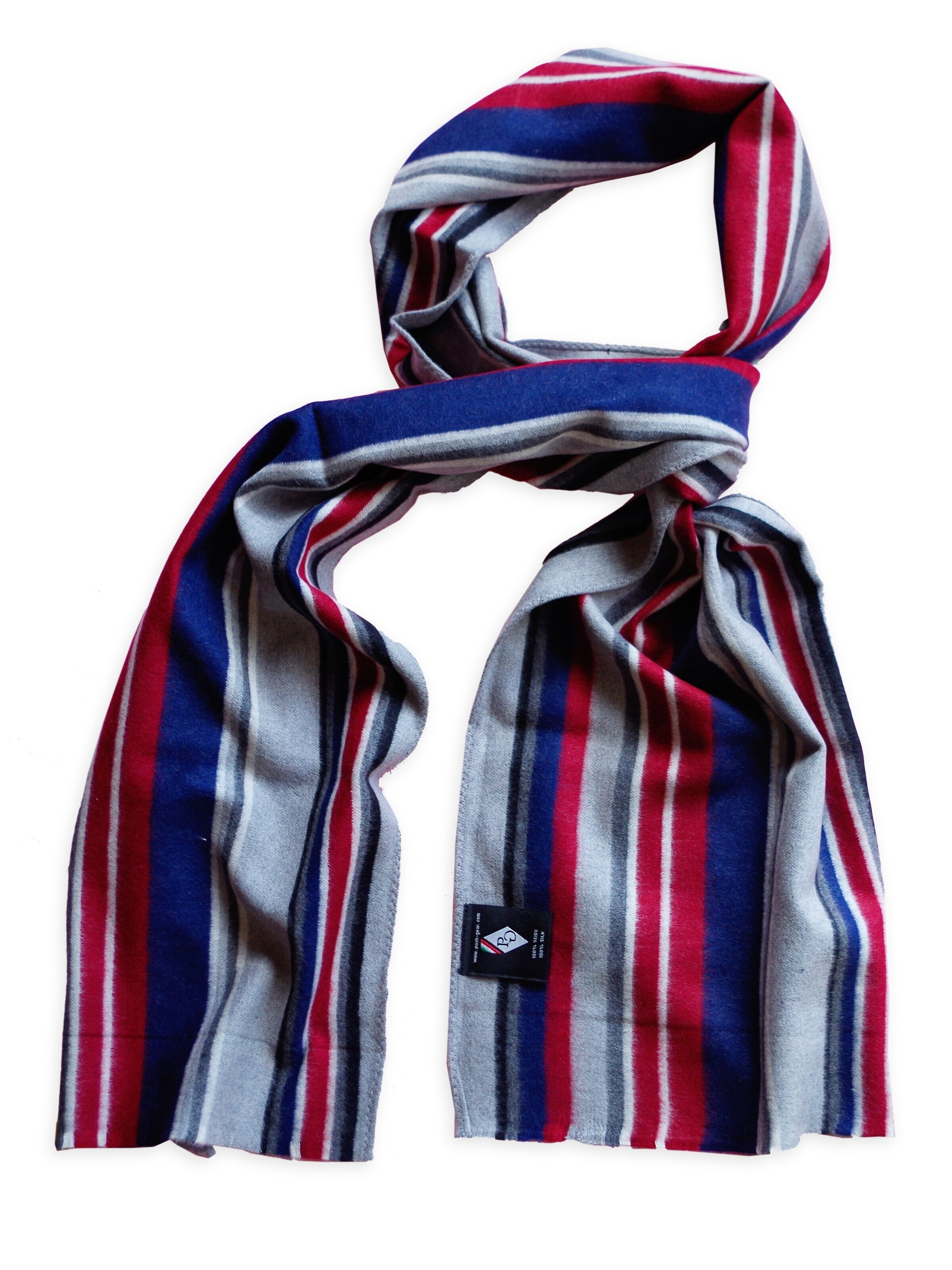 Posh Gear Scarf 'Lineeseta' in Blue: front