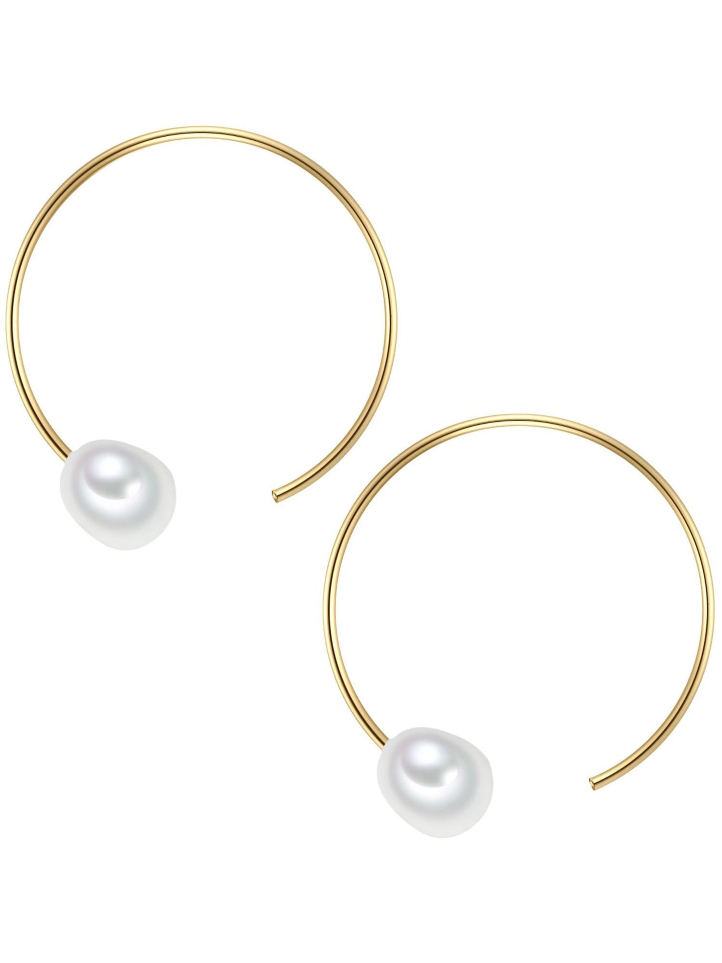 Valero Pearls Earrings in Gold