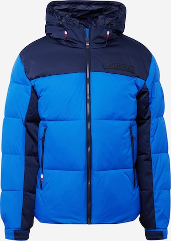 TOMMY HILFIGER Winterjas 'New York' in Blauw: voorkant