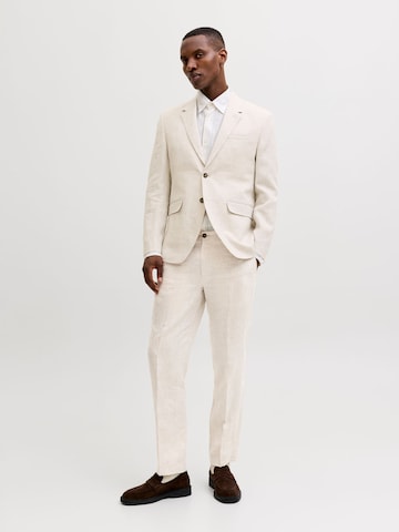JACK & JONES - Slimfit Pantalón de pinzas 'JPRBLAmartin' en beige: frente