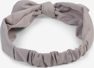 styleBREAKER Haarschmuck 'Einfarbiges Haarband mit Schleife' in Grau