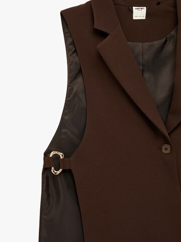 Koton Gilet in Bruin