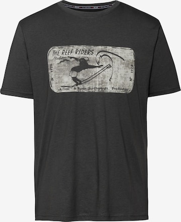 BEAR T-Shirt 'Riders' in Schwarz: Vorderseite