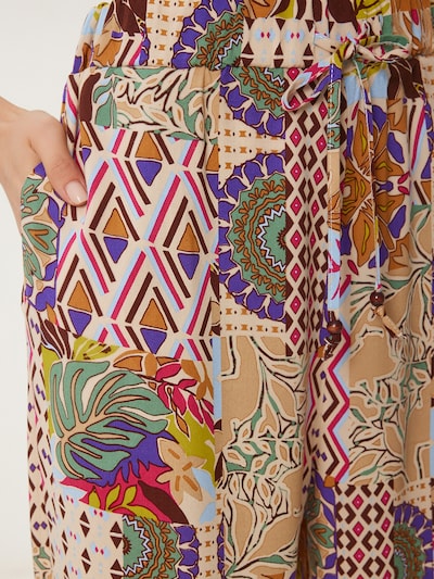 Happiness İstanbul Pantalon en bleu / orange / rose clair / rouge, Vue avec produit