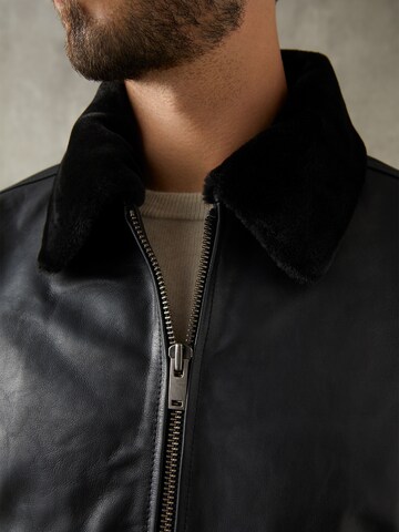 ABOUT YOU x Kevin Trapp Between-Season Jacket 'Arvid' in Black