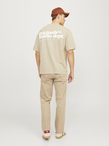 JACK & JONES Shirt in Beige
