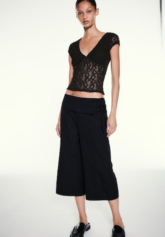 Tricou de la Pull&Bear pe negru
