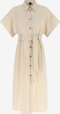 Robe 'PINKO ALESHA ABITO COTONE FLUIDO ABITO' PINKO en blanc : devant