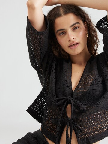 VERO MODA Pletena jopa 'VMHONEY' | črna barva