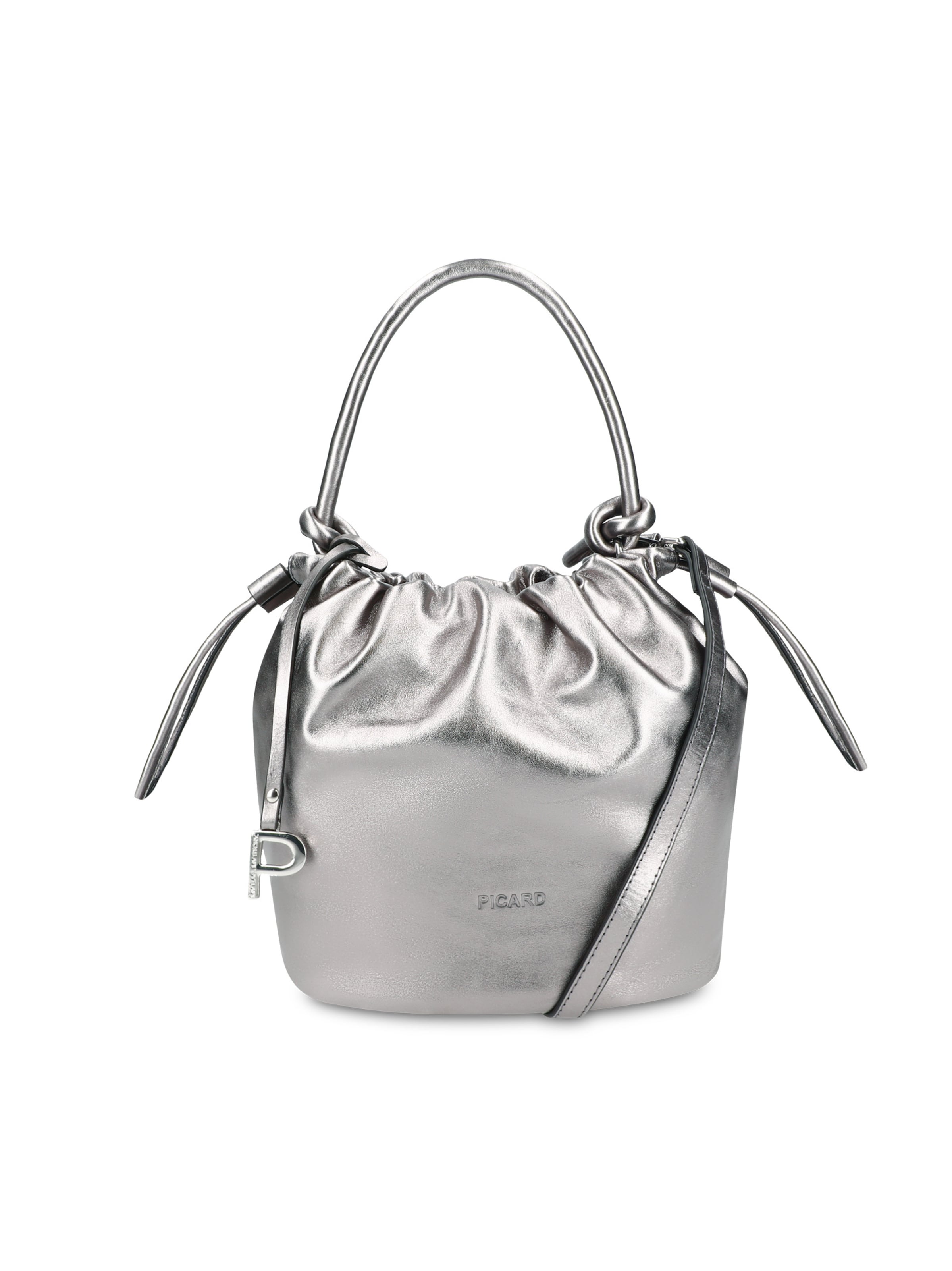 Picard Beuteltasche ' Dumpling Petite ' in Silber