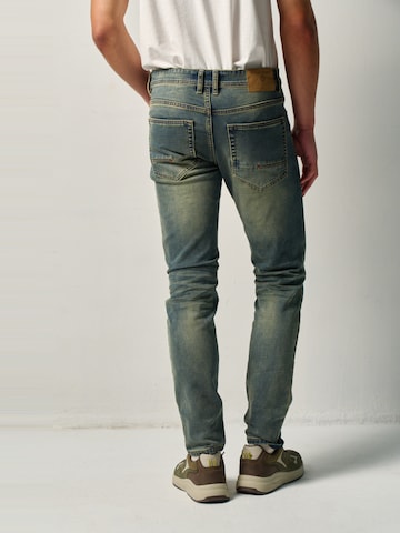 KOROSHI regular Jeans i blå