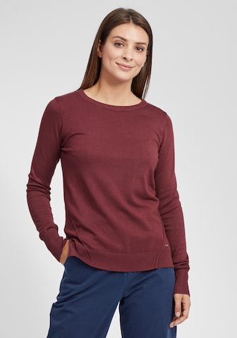 Oxmo Sweater 'Winova' in Brown: front