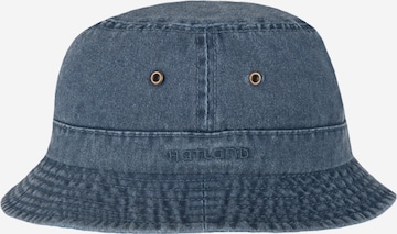 Hatland Hoed 'Fisherman' in Blauw: voorkant
