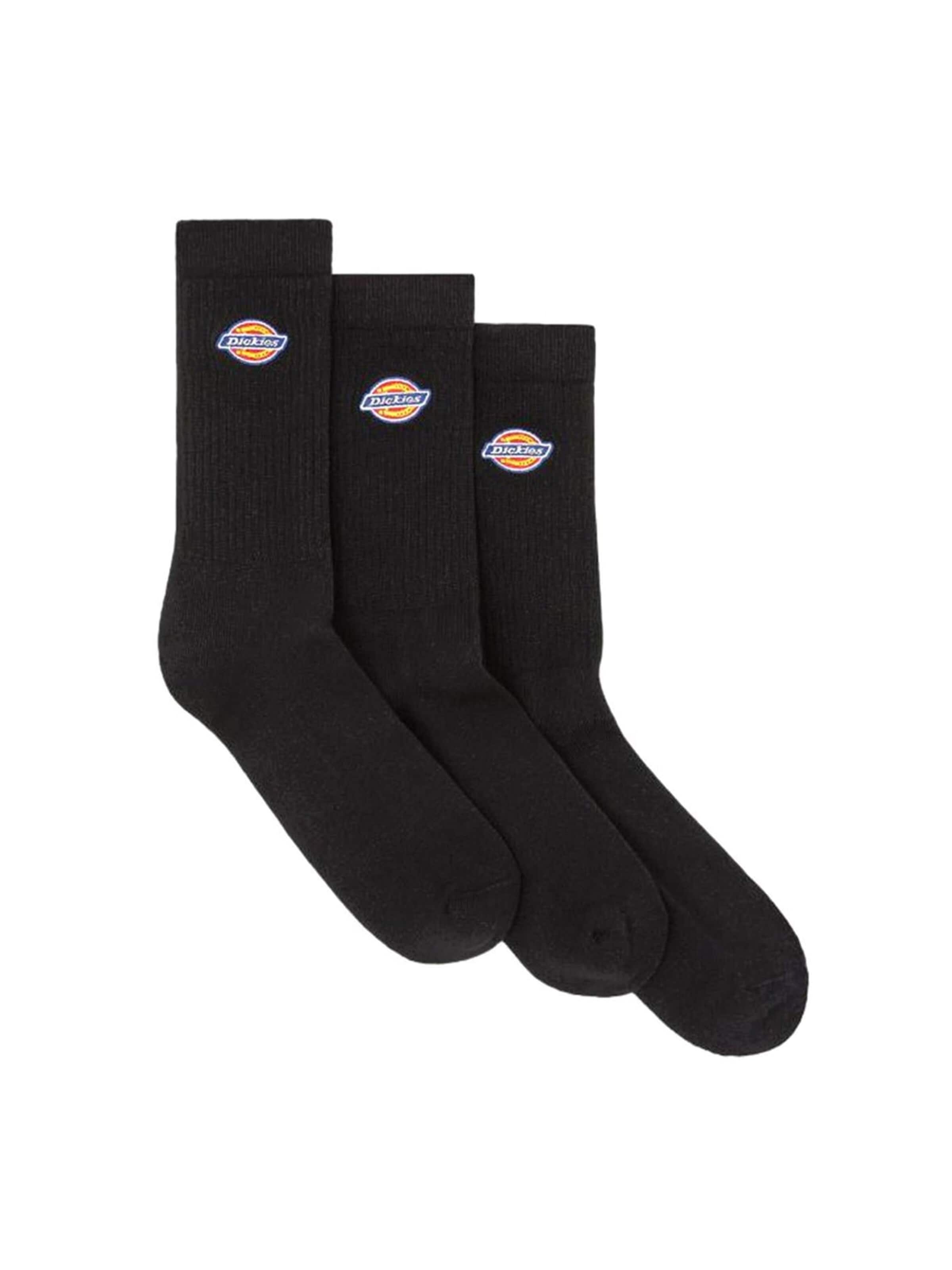 Chaussettes 'Valley Grove Sock' DICKIES en noir : devant