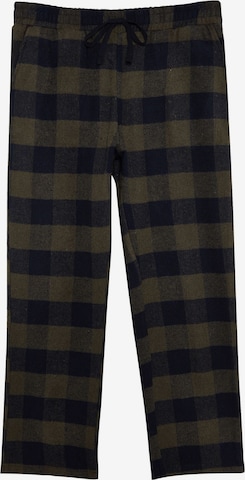 TrendyolPidžama hlače - zelena boja: prednji dio