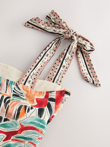 Next Bustier Badeanzug in Mischfarben