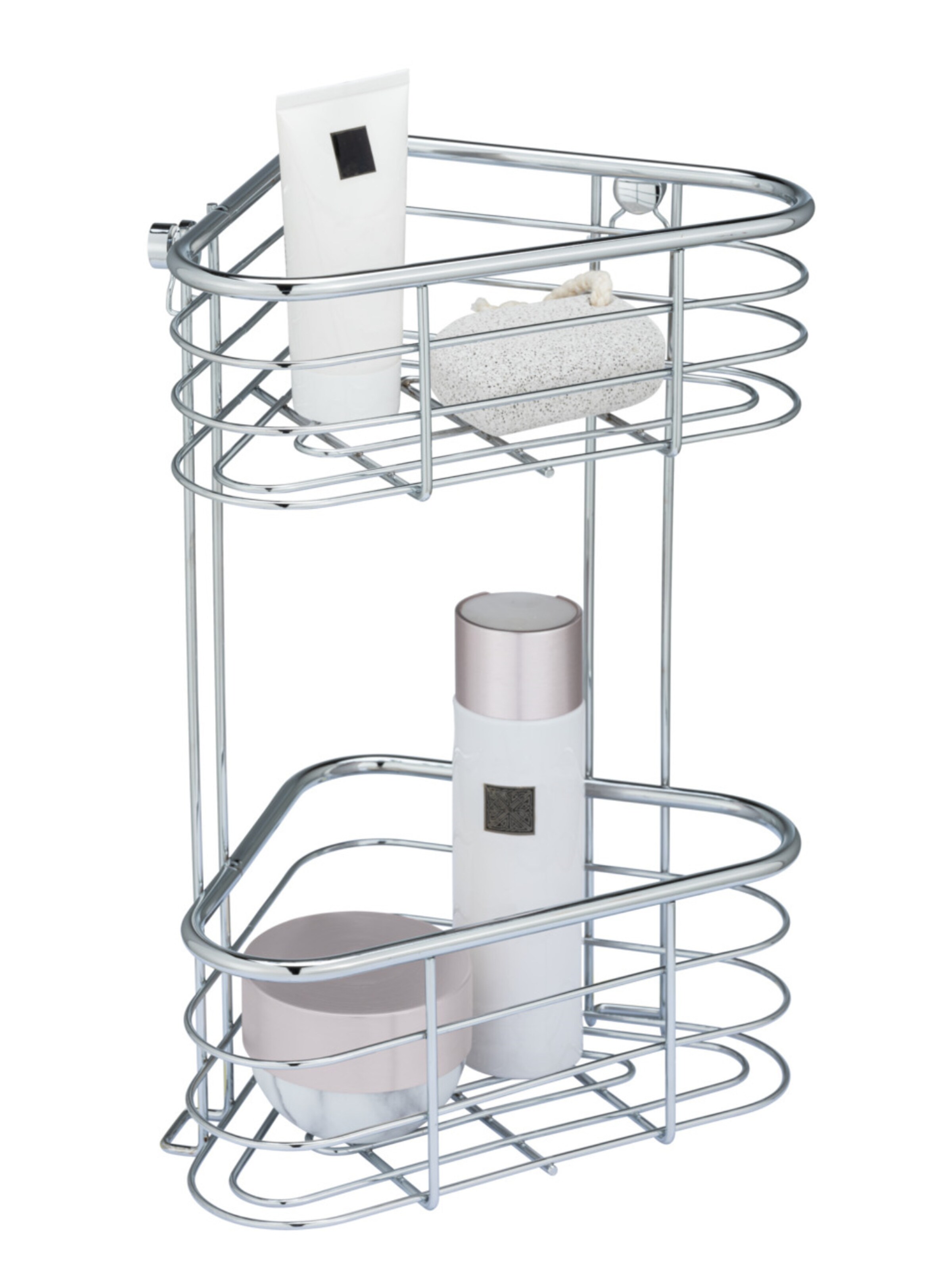 Wenko Eckregal 'Trestina' in Silber