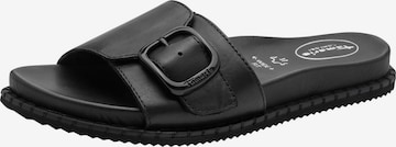 Tamaris Pantolette in Schwarz: Vorderseite