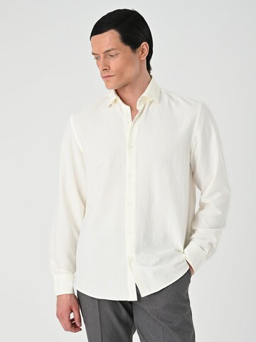 Antioch Regular fit Button Up Shirt in White