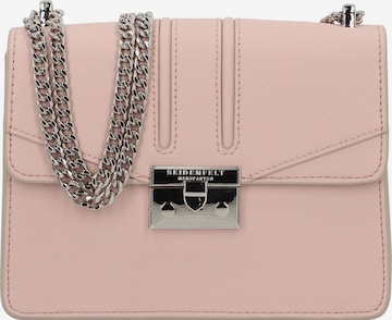 Seidenfelt Manufaktur Crossbody bag 'Roros' in Pink: front