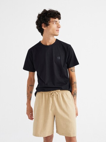 Thinking MU Loose fit Pants 'Henry' in Beige: front