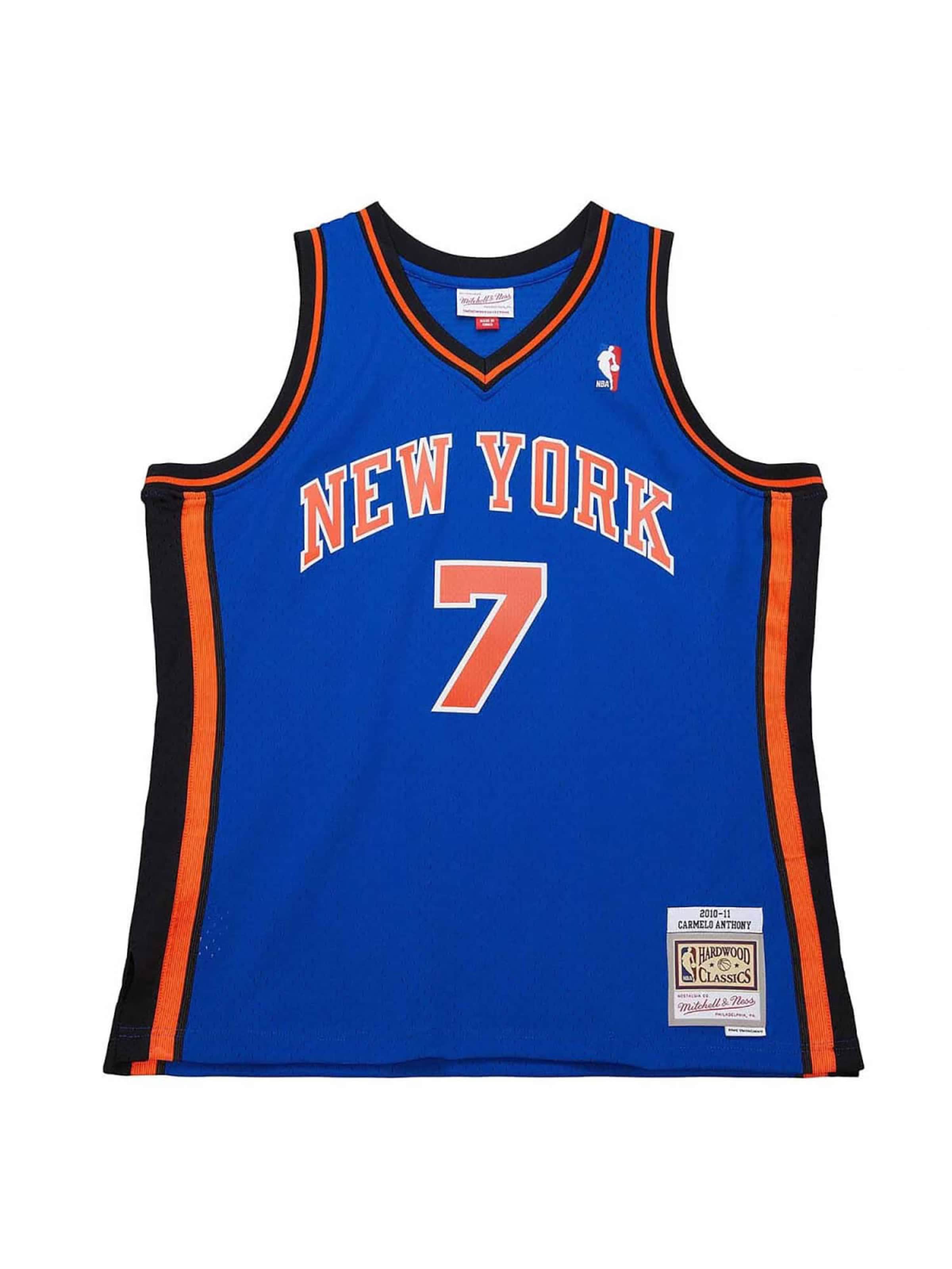 Mitchell & Ness Jersey 'New York Knicks Carmelo Anthony 2010/11' in Blue: front