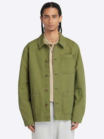 Veste mi-saison TIMBERLAND en vert : devant