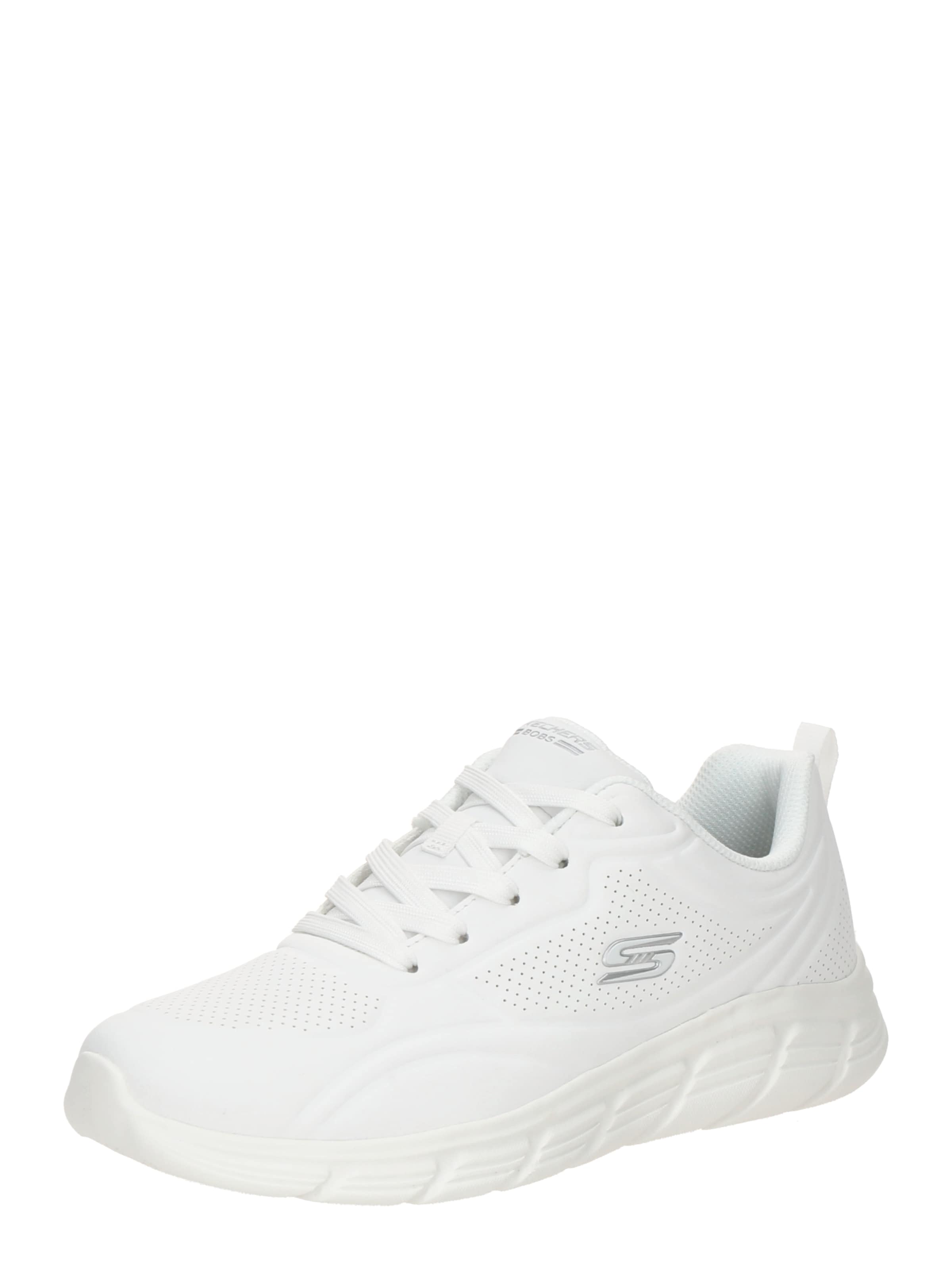 balts SKECHERS Zemie brīvā laika apavi 'BOBS B FLEX': no priekšpuses