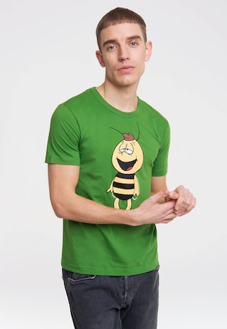 LOGOSHIRT Shirt 'Willi' in Green: front