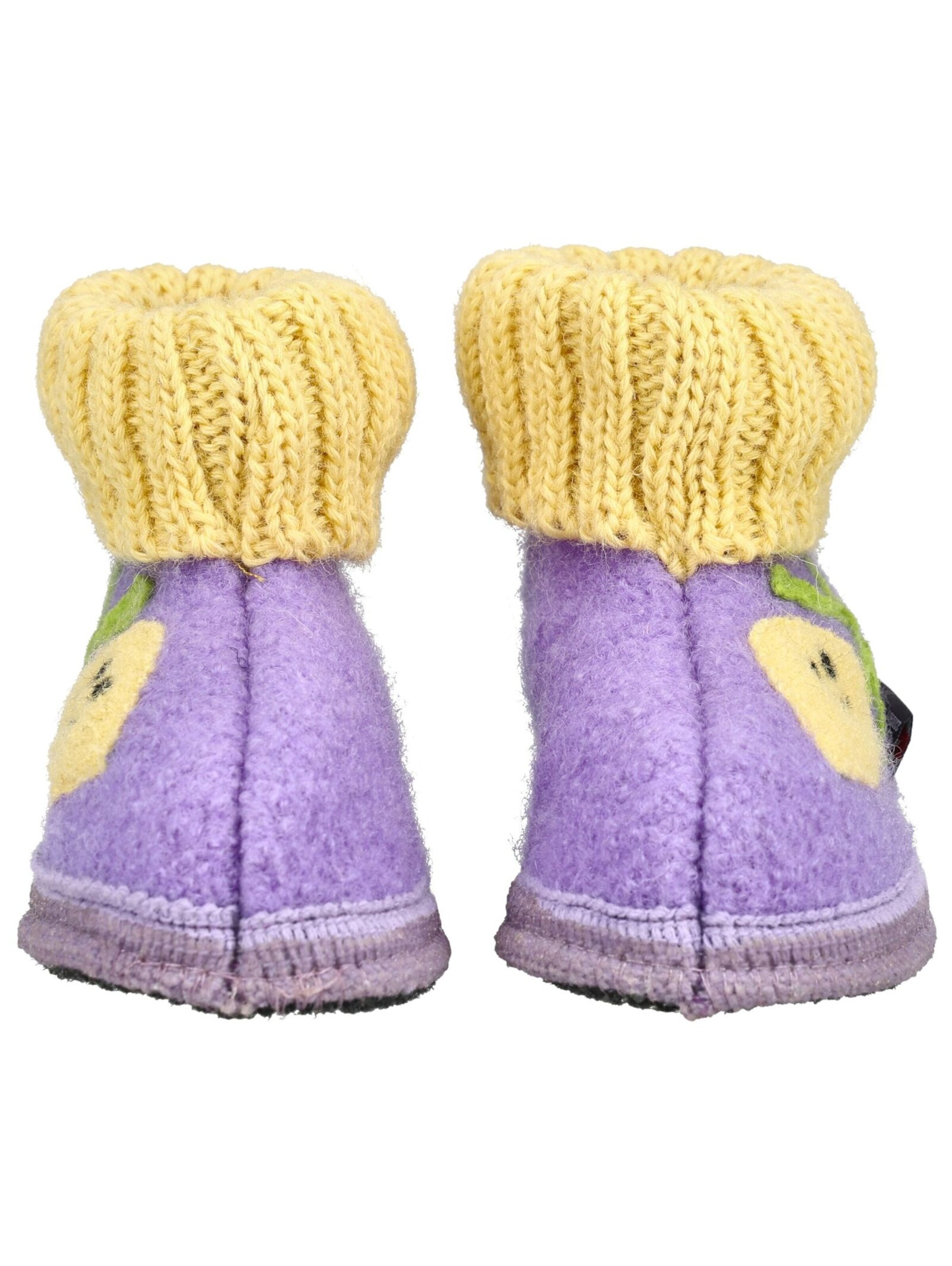HAFLINGER Huisschoenen in Lila