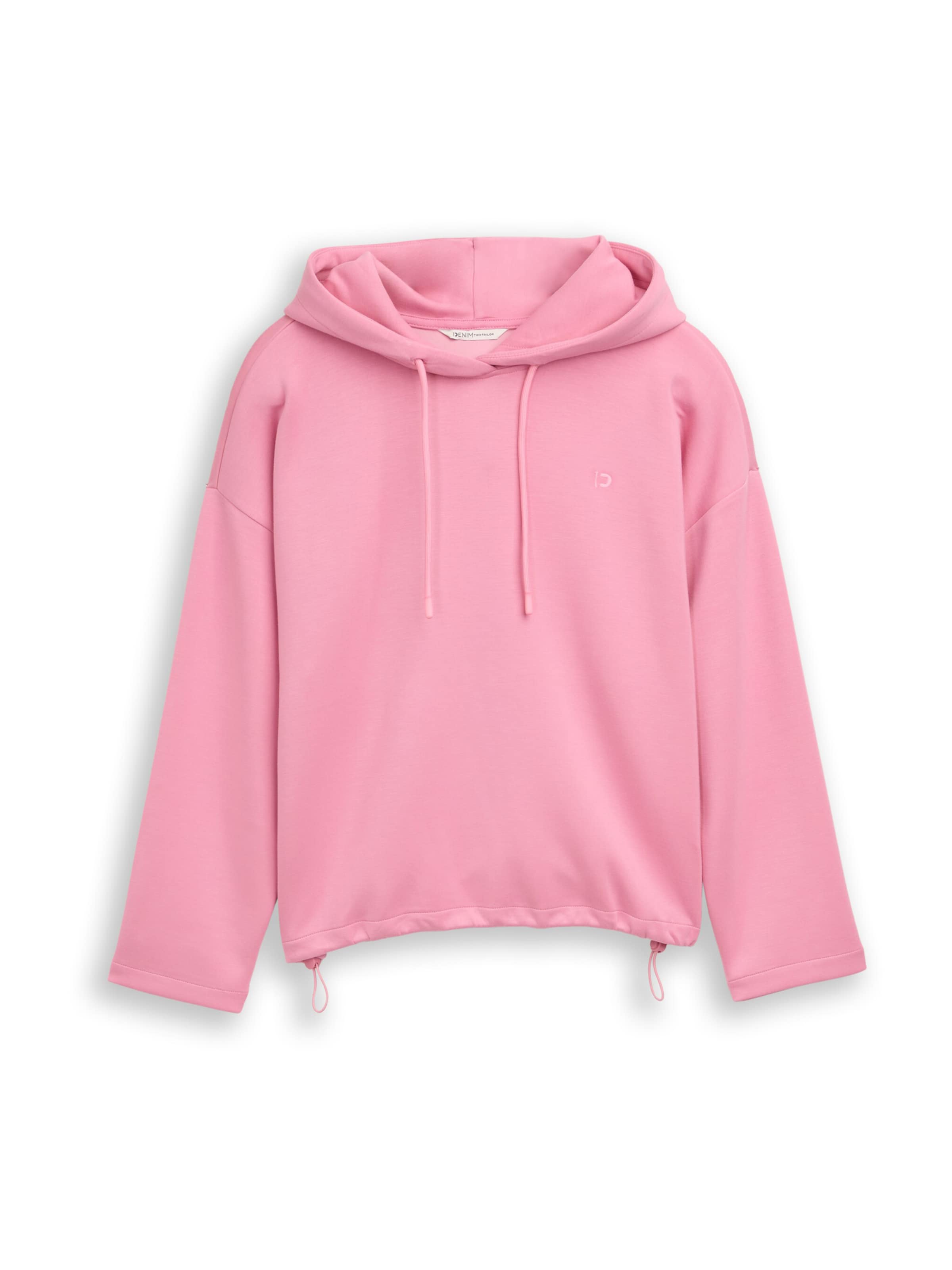 TOM TAILOR DENIM Μπλούζα φούτερ σε ροζ: μπροστά