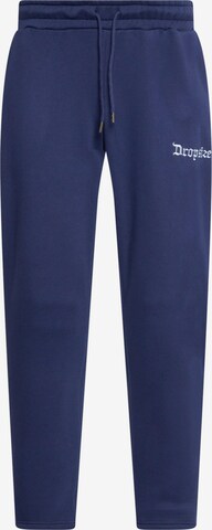 Dropsize Loosefit Sportbroek in Blauw: voorkant