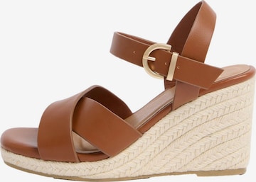 Friends Like These Sandal in Brown: front
