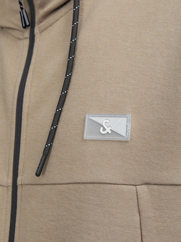 JACK & JONES Tepláková bunda 'JCOAir' - Béžová
