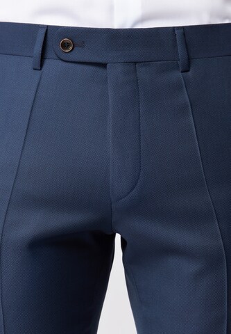 ROY ROBSON Regular Pleat-Front Pants in Blue